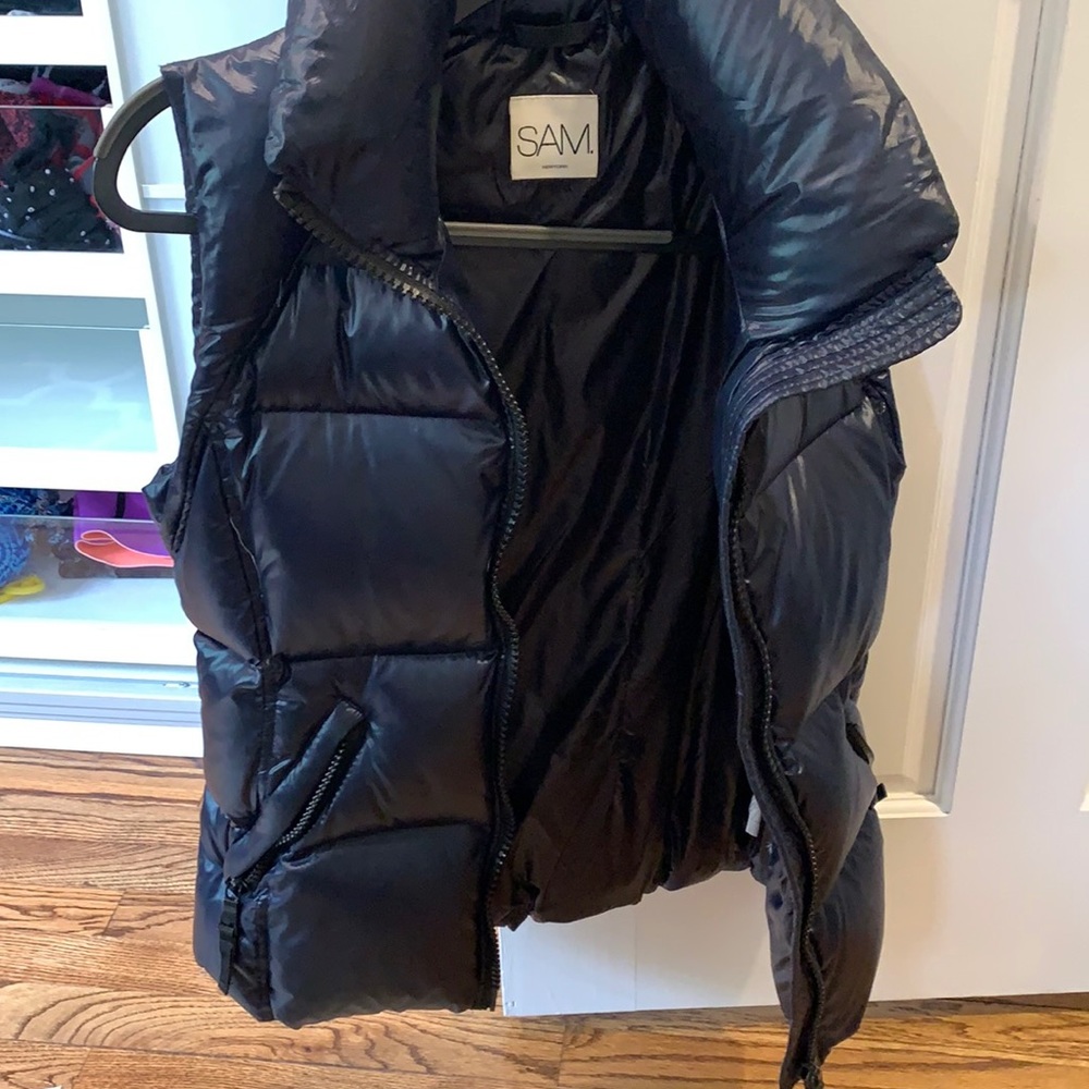 new SAM puffer vest